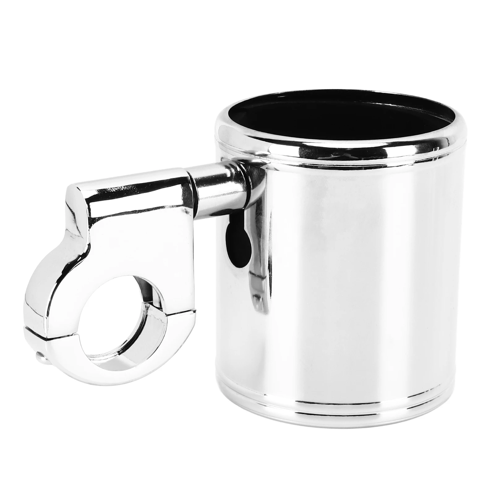 Portavasos universal cromado para manillar de moto y ATV 22-32 mm - imagen 2