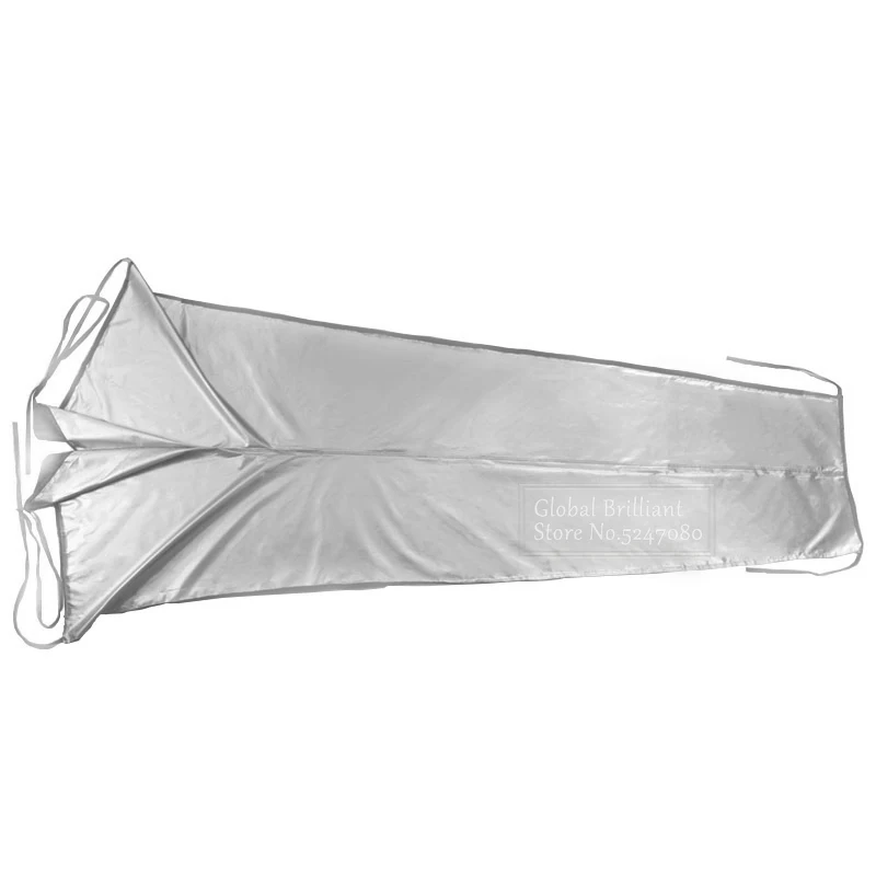 Cubierta de barco marino plateada anti-UV impermeable antiviento - imagen 5