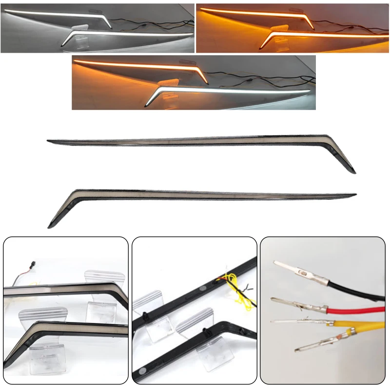 Toyota Corolla 2019-24 tira LED luz de circulación diurna - imagen 3