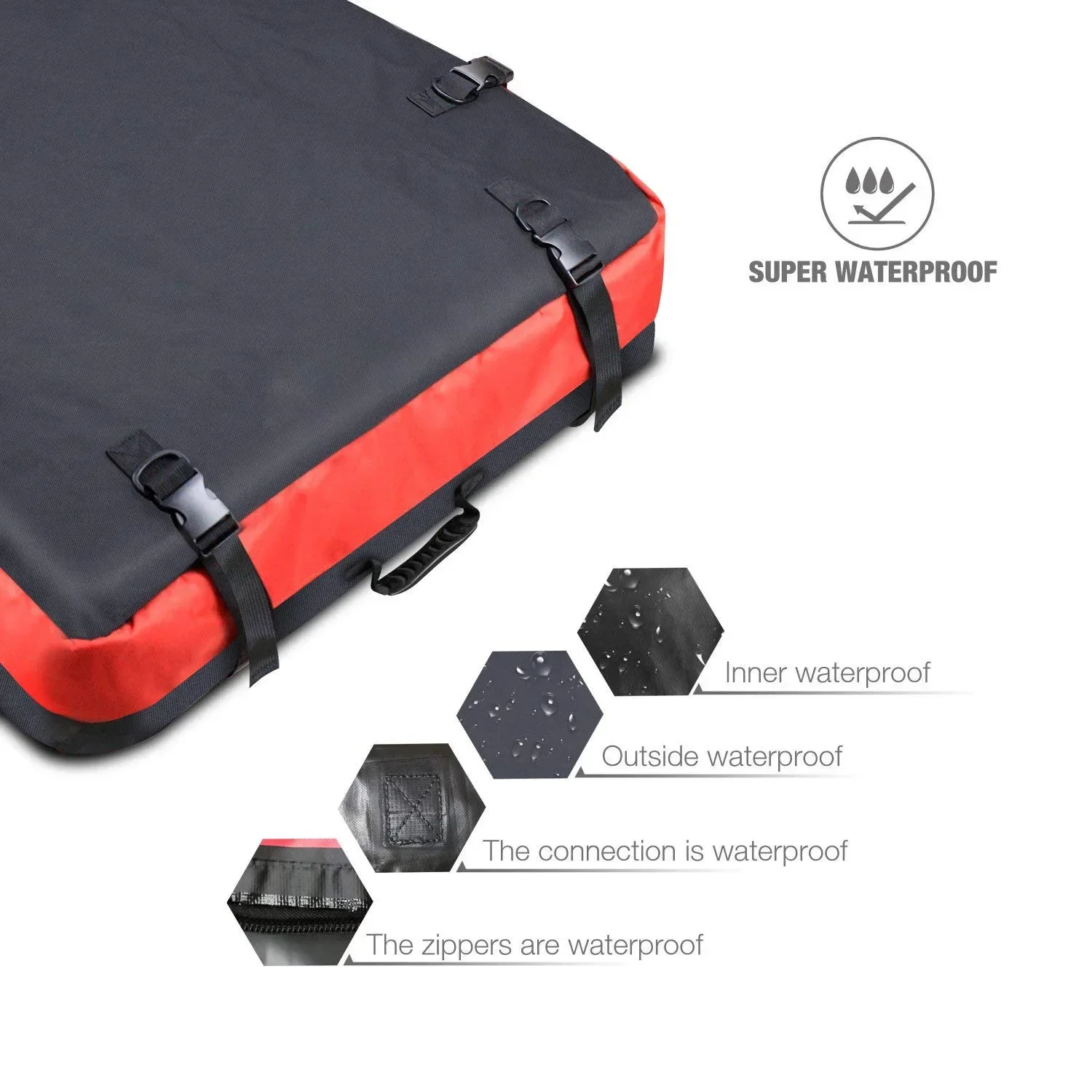 Bolsa portaequipajes impermeable de techo para todoterreno - imagen 3