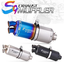 Silenciador escape moto carbono doble salida – R6, R3, Z900
