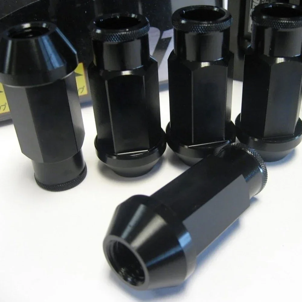 Tuercas de rueda de aluminio M12x1,5/1,25 de 52 mm para Nissan y Honda - imagen 5