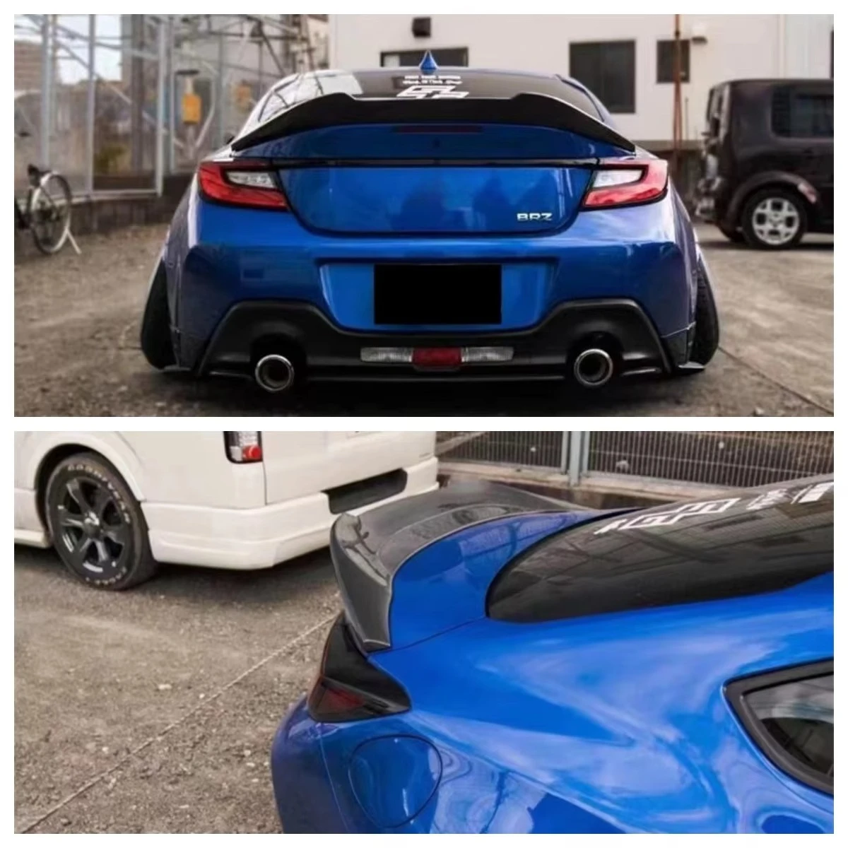 Alerón trasero fibra carbono Subaru BRZ GR86 2022 - imagen 2