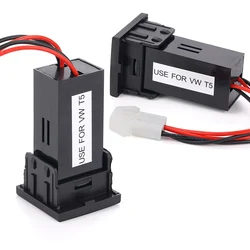Cargador USB 12V doble para VW T5 Transporter 2003-2009