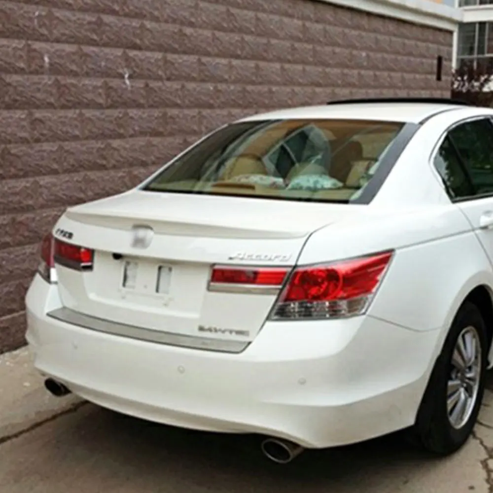 Alerón trasero Honda Accord 2008-2013 estilo pato negro carbono - imagen 4