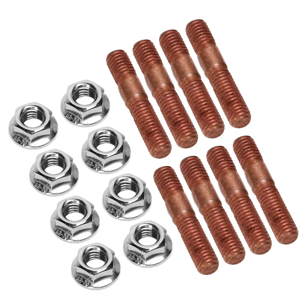 Kit de espárragos para turbocompresor M8 x 1,25 de aleación metálica