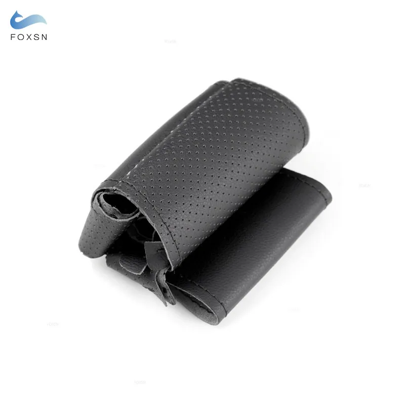 Funda de cuero negro para volante Opel Astra H, Vectra C y Zafira B - imagen 2