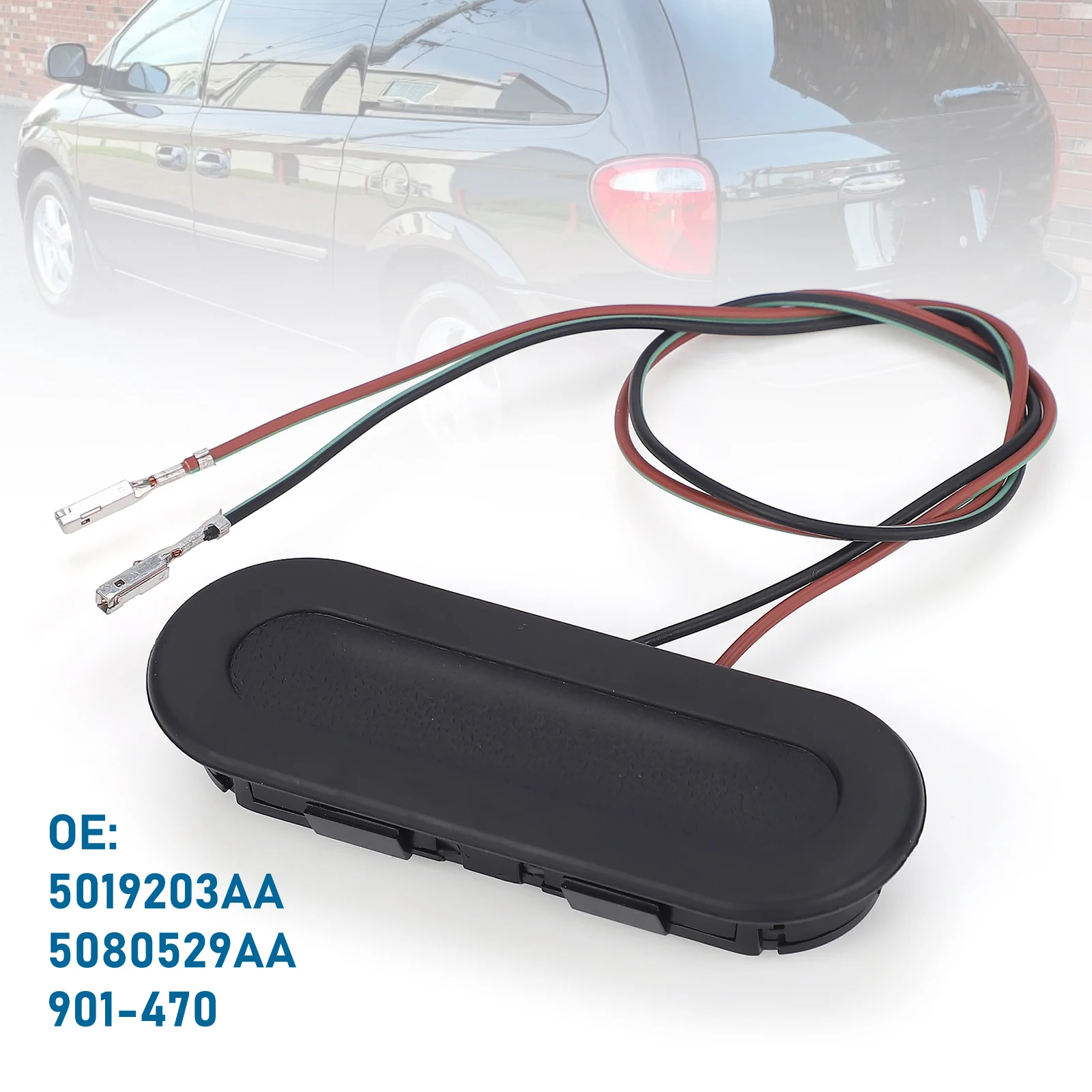 Interruptor manija puerta trasera ABS Dodge Caravan Chrysler Town & Country 5080529AD