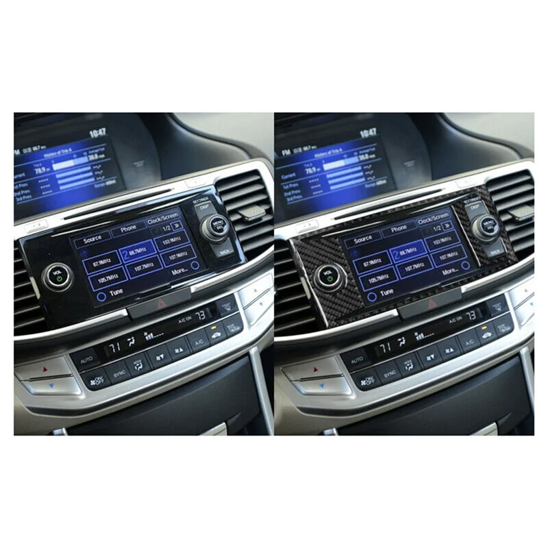 Embellecedor consola central fibra de carbono Honda Accord 2013-2017 - imagen 4