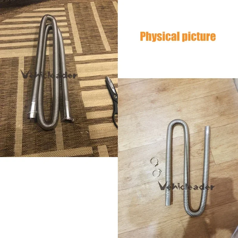Tubo de escape flexible de acero inoxidable para calentador diésel - imagen 3