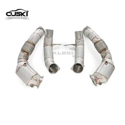 Downpipe acero inoxidable para BMW M650i M750i G12/G13 4.4T 2017-2022