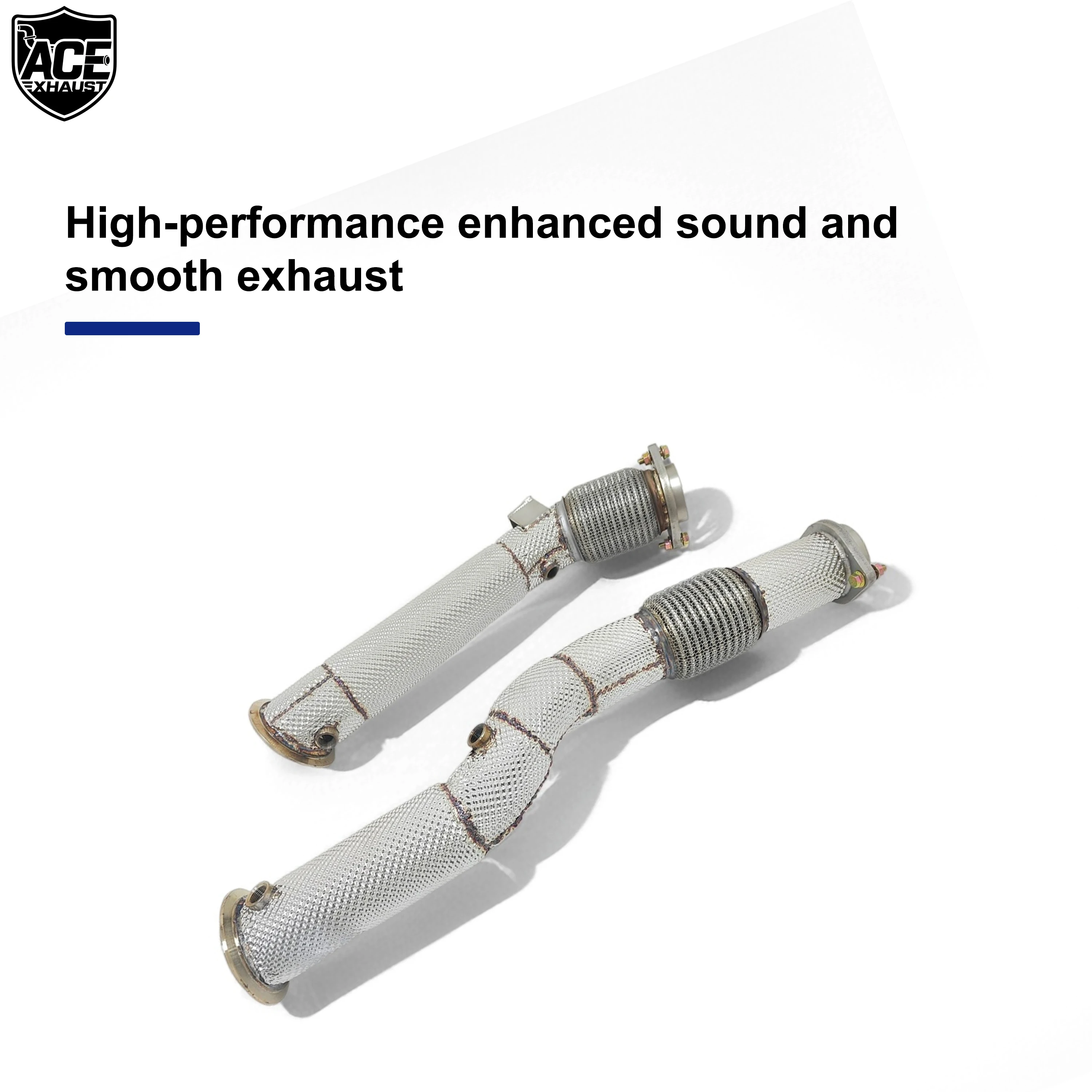ACE Downpipe deportivo de acero SUS304 para BMW X3M/X4M S58 3.0T - imagen 4