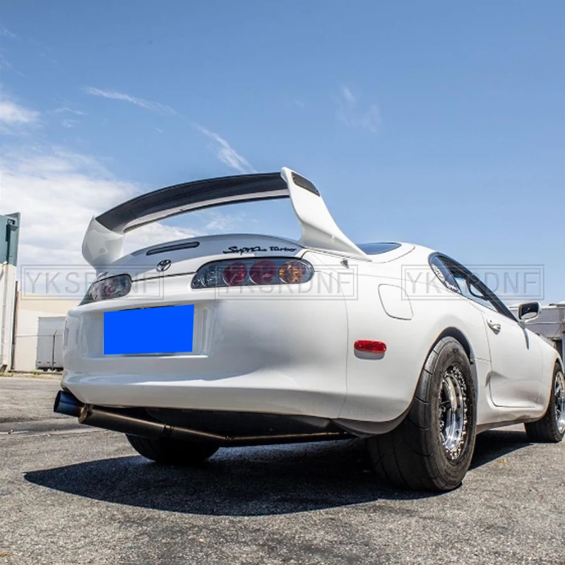 Alerón trasero fibra de carbono estilo TRD para Toyota Supra MK4 - imagen 3