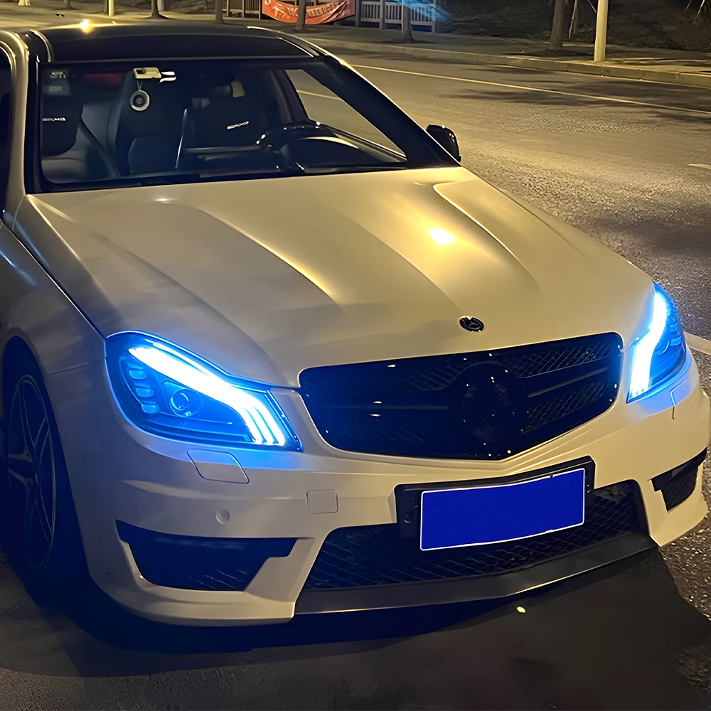 Faros delanteros LED para Mercedes-Benz W204 2011-2013 - imagen 4