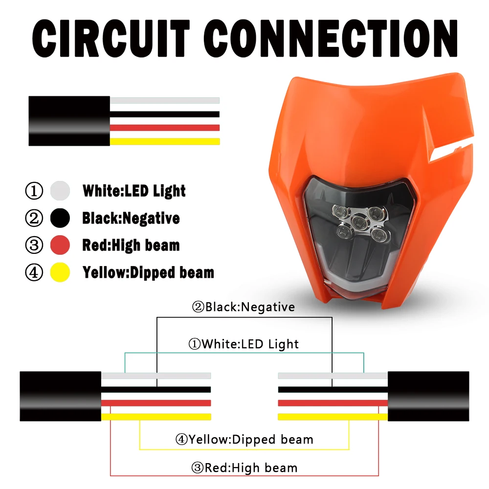 Faro LED para KTM EXC/SX/XC 125-530 - imagen 2