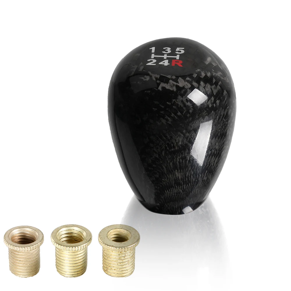 Pomo de cambio universal de fibra de carbono para 5/6 velocidades - imagen 2