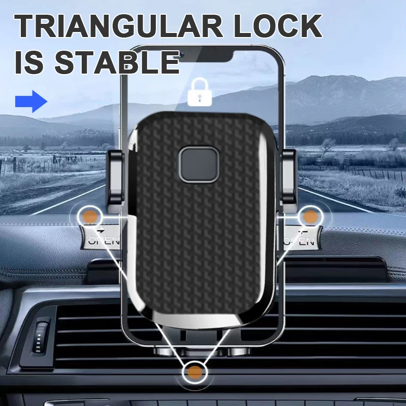 Soporte smartphone SEAMETAL con salida de aire – universal para coche - imagen 4
