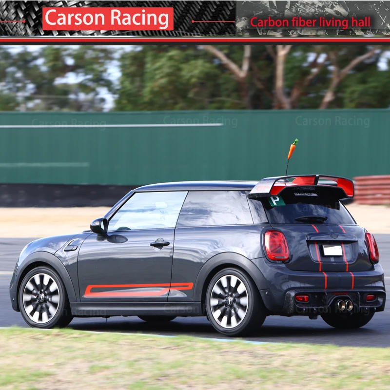 Difusor trasero carbono Mini Cooper S F55/F57 con LED - imagen 2
