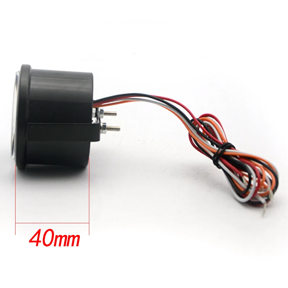 52mm EVO temperatura del aceite voltios vacío temperatura del aceite Gas de escape temperatura Boost Turbo Gauge pantalla Led Dual roja y azul con - imagen 4