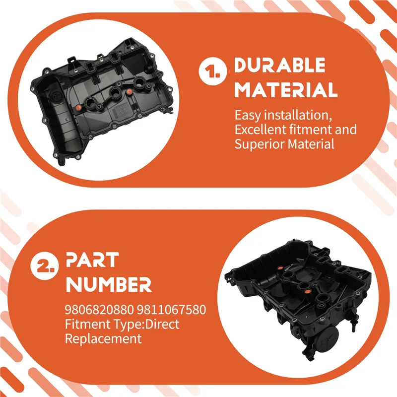 9811067580 Tapa de válvulas para Citroën, DS y Opel 1.2T - imagen 4