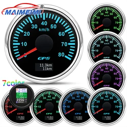 Velocímetro GPS 52 mm con antena para coche y camión 9-32 V