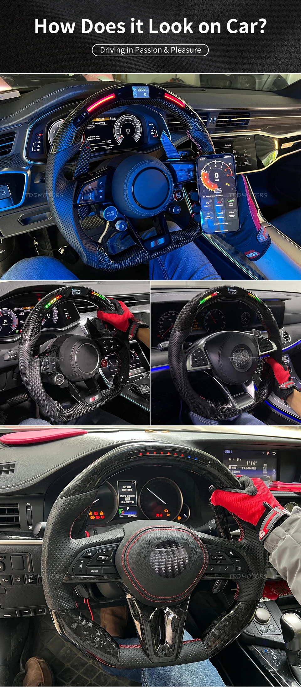 Iluminación LED en diferentes escenarios