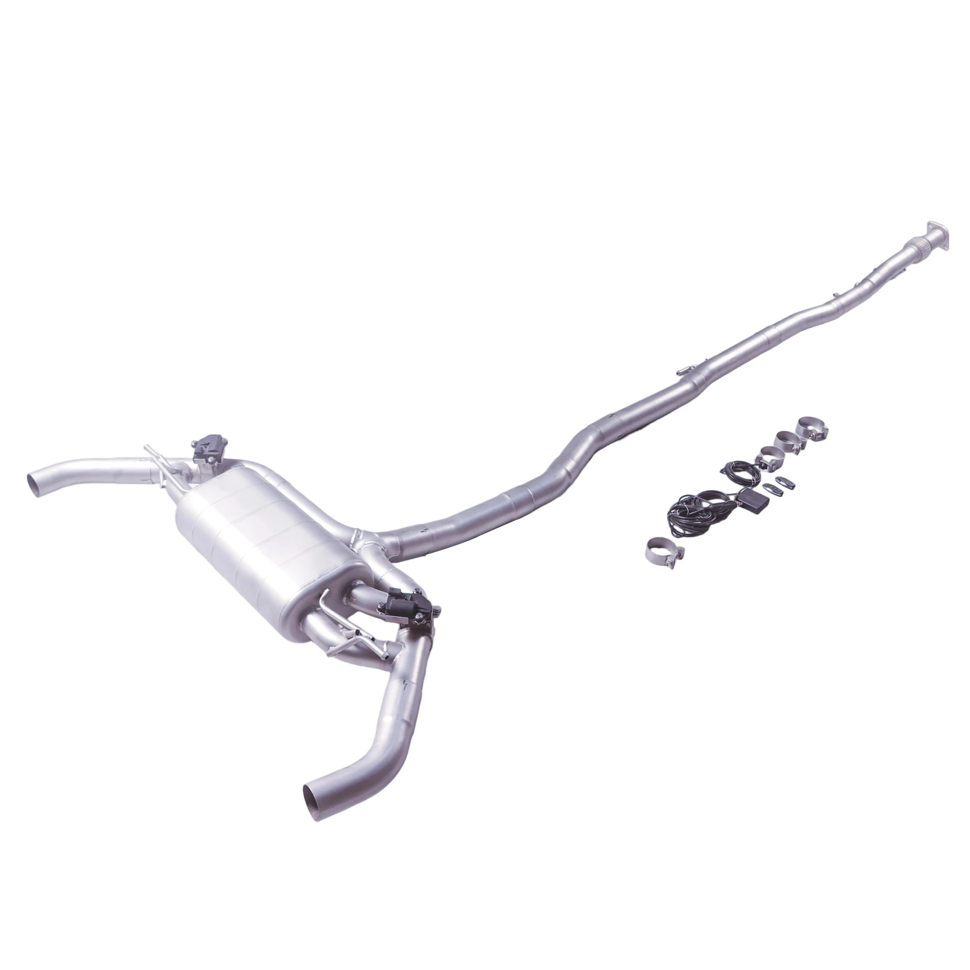 Escape catback GFC con válvula eléctrica – AMG A35 A45 2.0T inox - imagen 2