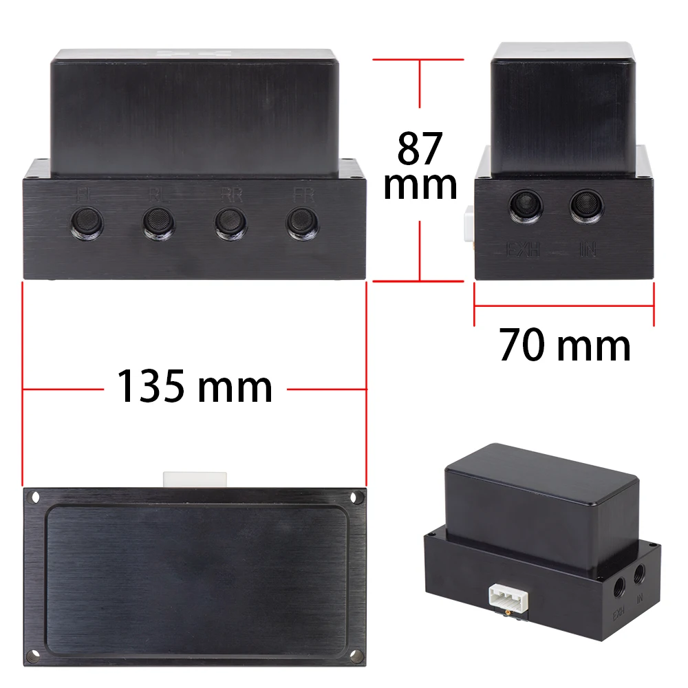 Kit suspensión neumática con compresor 12V y calzas – sistema completo - imagen 3