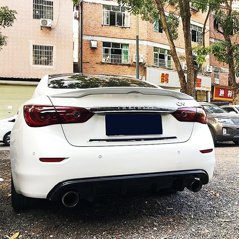 Alerón cola de pato negro Infiniti Q50 S 2014 - imagen 5