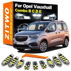 Bombillas LED iluminación interior CAN-BUS sin errores – Opel Combo B/C/D/E 1994-2022