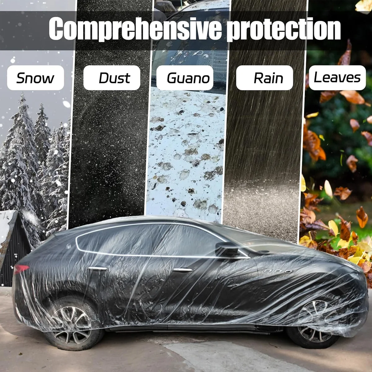 Funda de coche universal impermeable y antipolvo para SUV y berlina - imagen 5