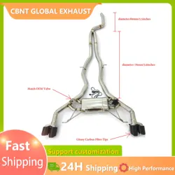 Escape cat-back Valvetronic CBNT para BMW X3/X4 M40i B58