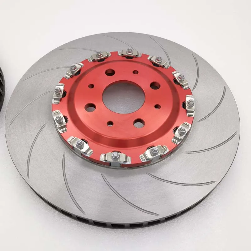 Jekit Disco de freno 362x32 mm con centro flotante rojo - Golf