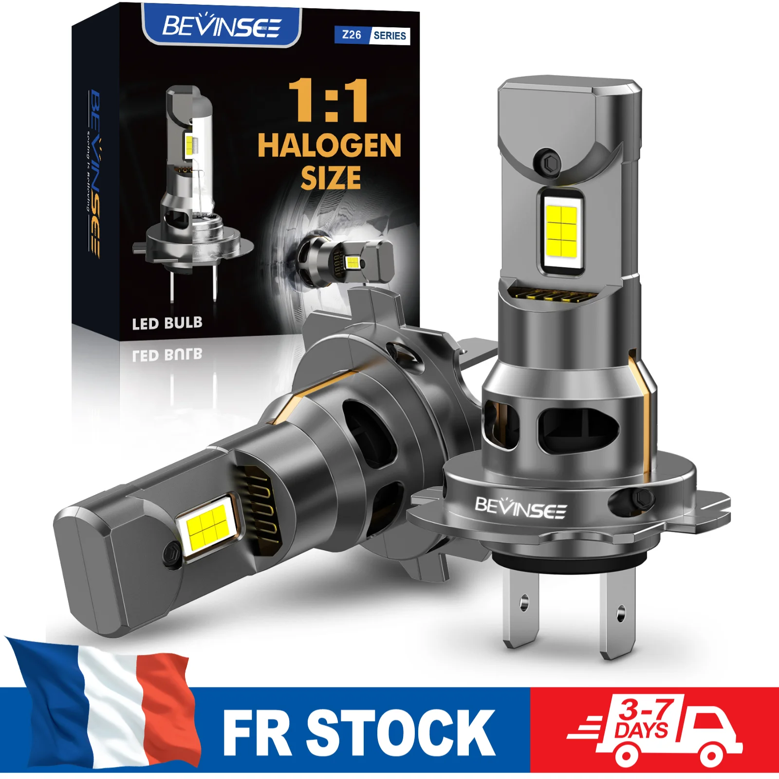 BEVINSEE bombilla LED H7 Canbus sin error para faros
