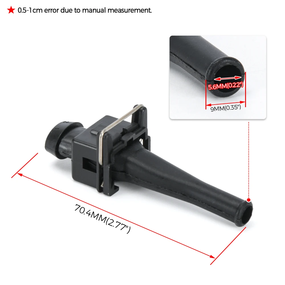 Conector inyector EV1 PQY-FIC12 – Uso universal - imagen 2