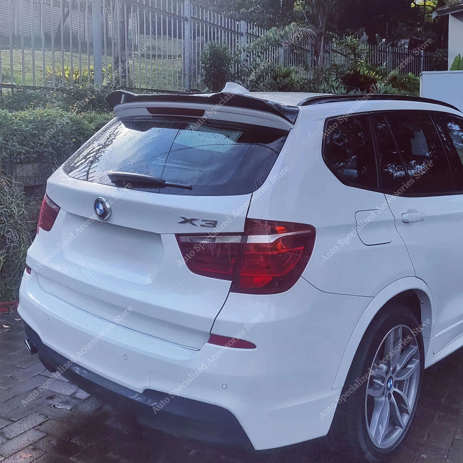 Tapas alerón trasero MT negro brillante para BMW X3 F25 2010-2017 - imagen 2
