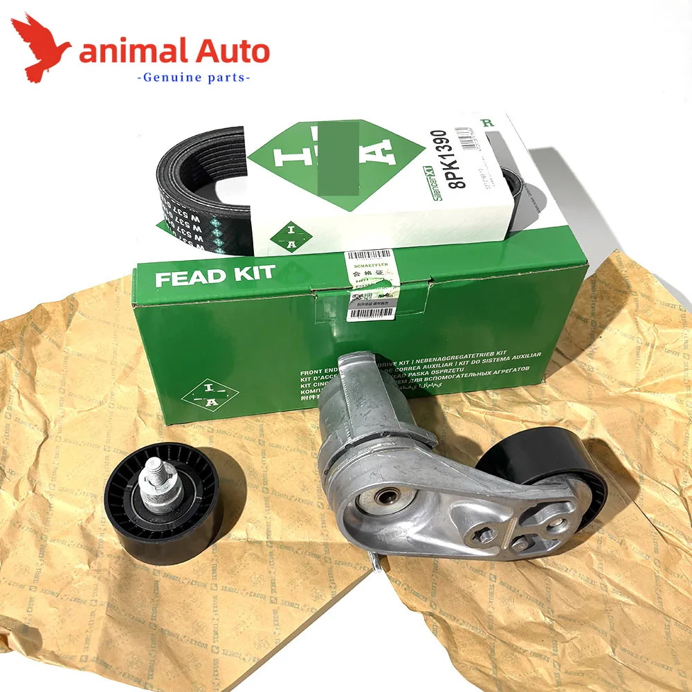 INA Tensor de correa con polea para BMW N55 335i 435i X3 X4 X5 - imagen 3