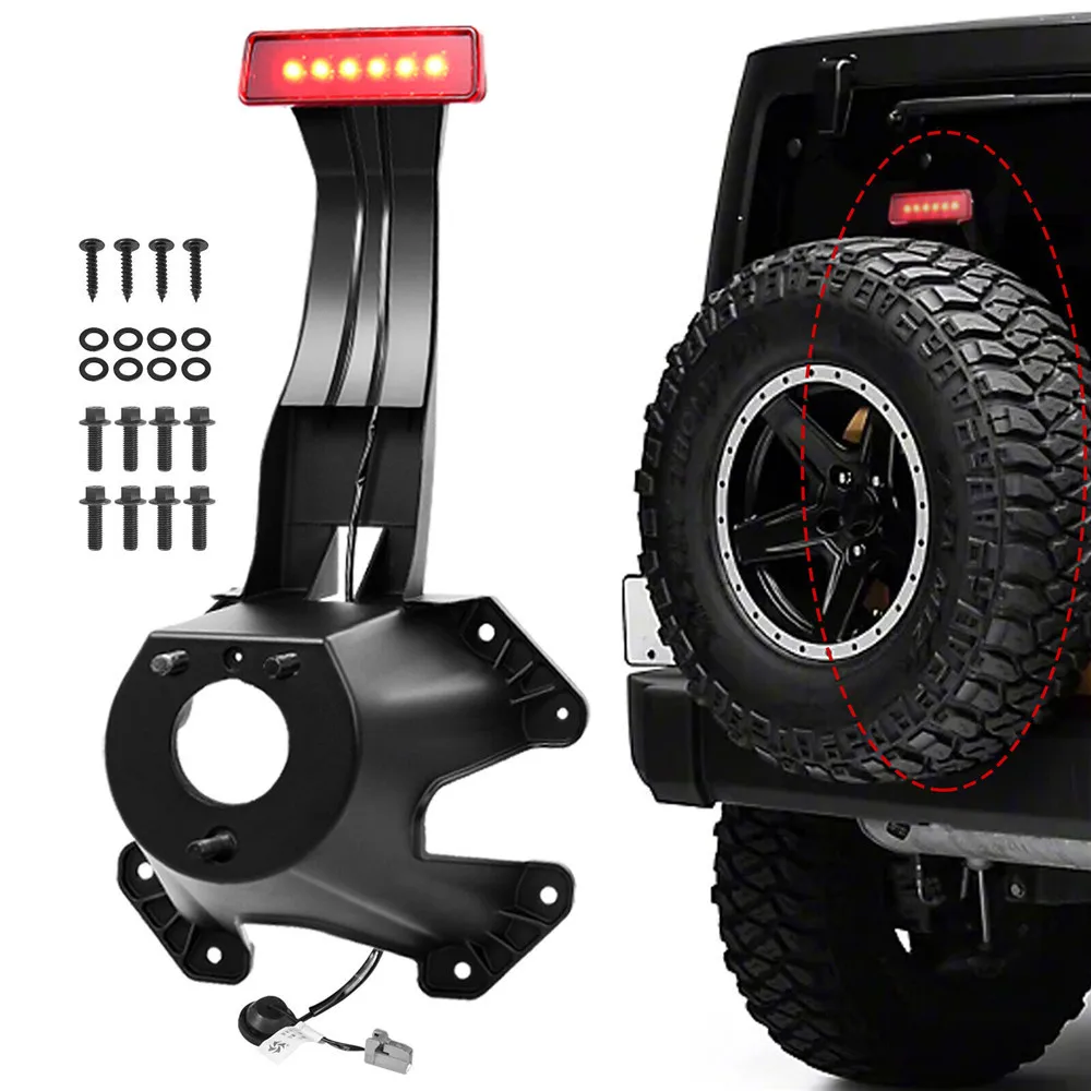 55397217AJ Soporte de rueda de repuesto con cableado para Jeep Wrangler JK
