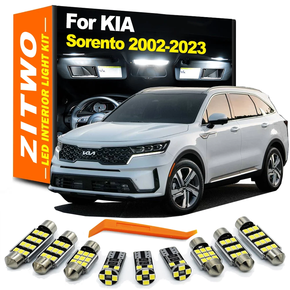 ZITWO Kit luces LED para matrícula e interior Kia Sorento