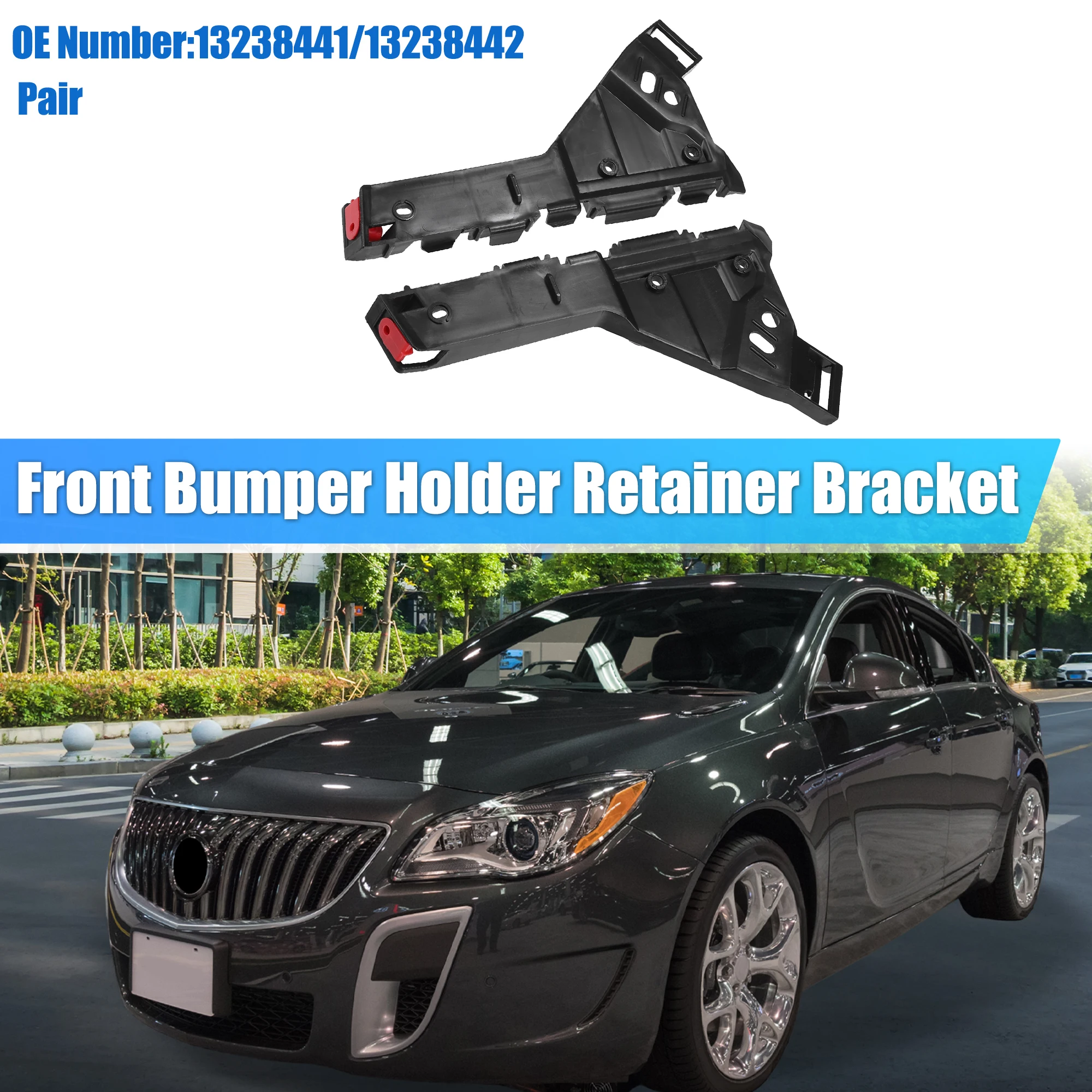 X Autohaux Soportes parachoques delantero 13238441/42 – Buick Regal - imagen 2