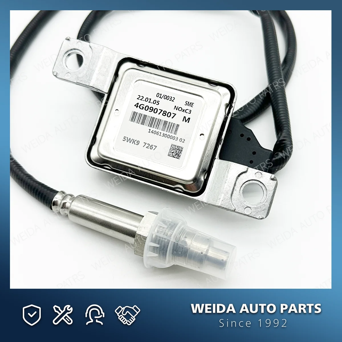 4G 0907807 M nuevo Sensor Nox estilo OE apto para Audi A6 Allroad A6 A7 4G 3,0 TDI 2010-2018 parte NO # 5WK97267 5WK9 7267