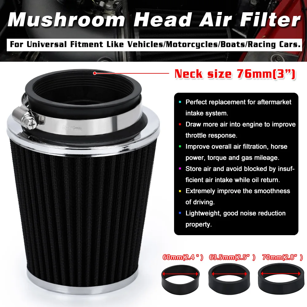 Kit admisión deportiva de alto flujo con cuello adaptable - imagen 2