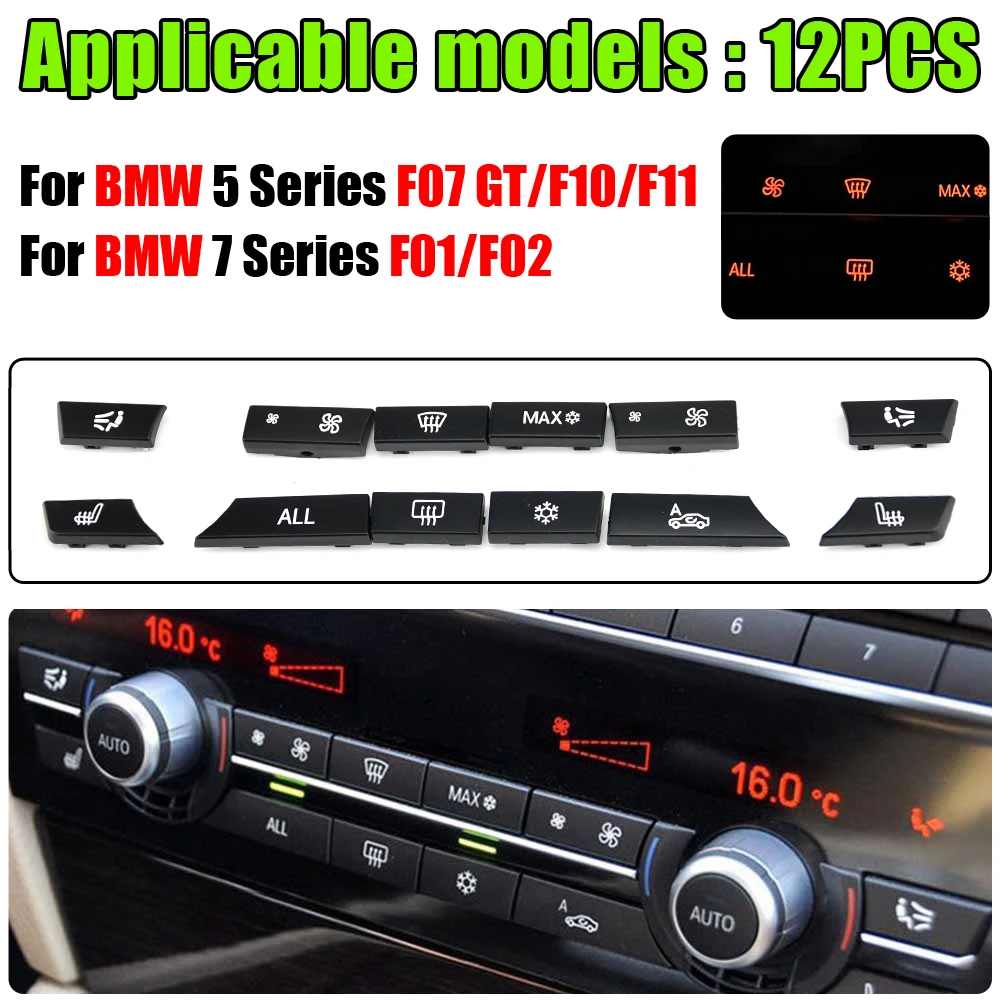 Interruptor Panel Climatizador BMW Serie 5 6 7 X5 X6 F10 F01 F15 F18 - imagen 5