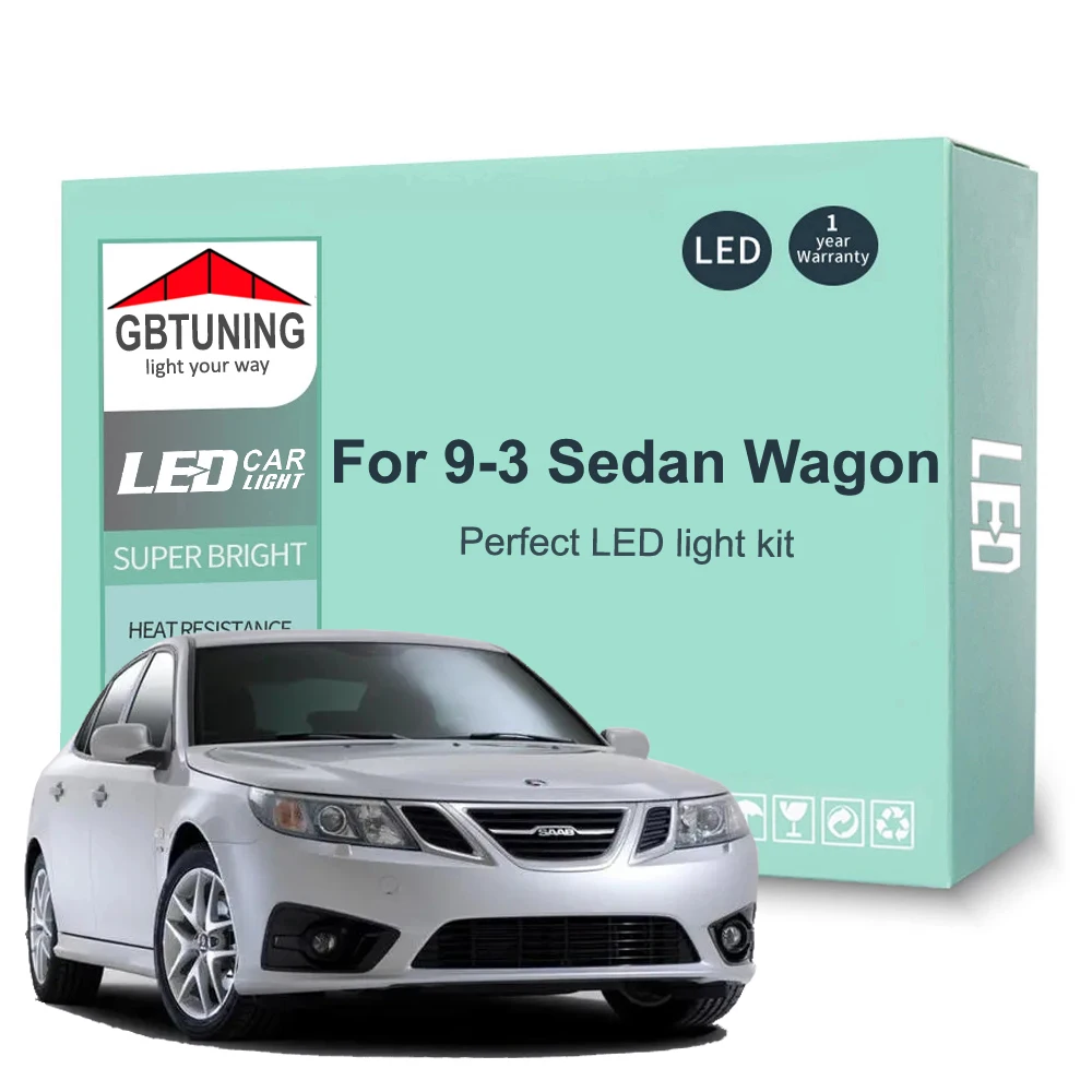 Kit de bombillas LED interiores CANBUS para Saab 9-3 YS3F