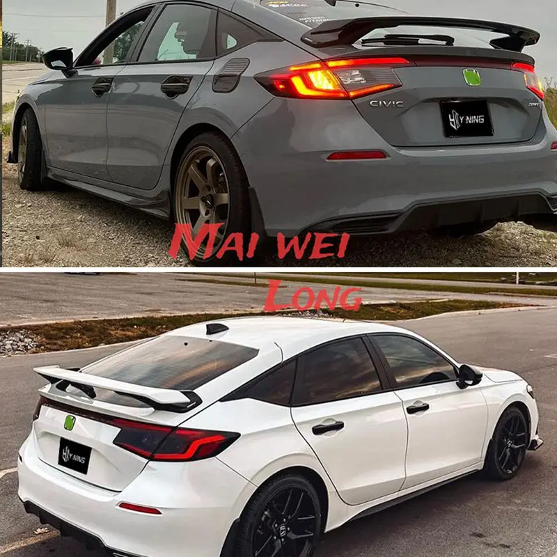 Alerón de maletero ABS estilo Type R para Honda Civic 2022-2023 - imagen 2