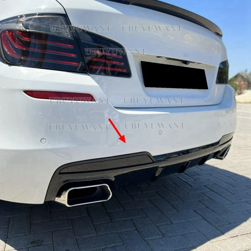 Splitter trasero fibra carbono BMW Serie 5 F10 M Sport 2010-2016 - imagen 4