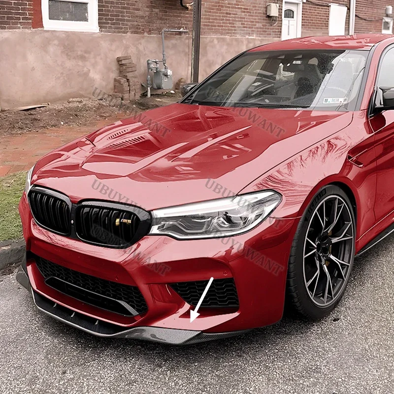 Alerón delantero BMW M5 F90 2018-2020, labio de parachoques - imagen 3