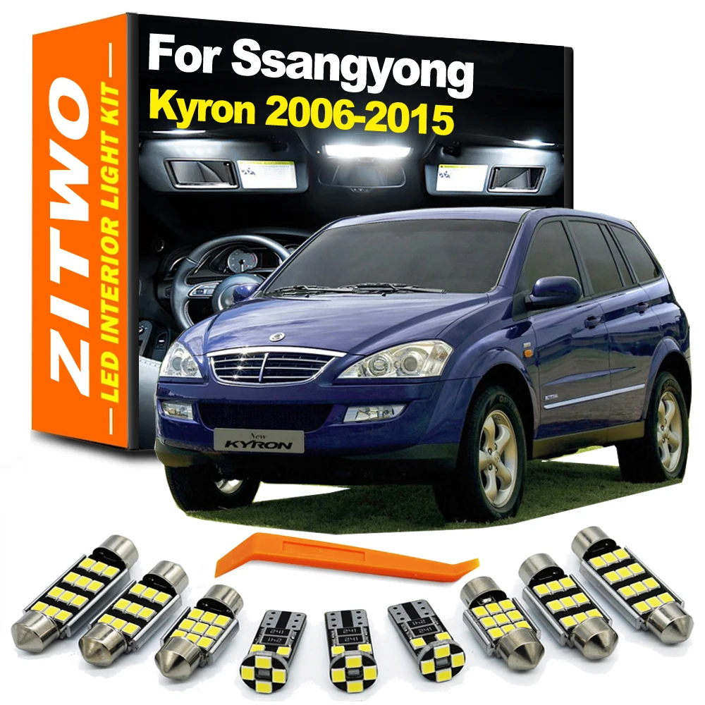 ZITWO Luz de matrícula LED para Ssangyong Kyron 2006-2015