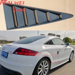 Deflectores de ventana trasera negros para Audi A3, A4, A5, A7 y TT