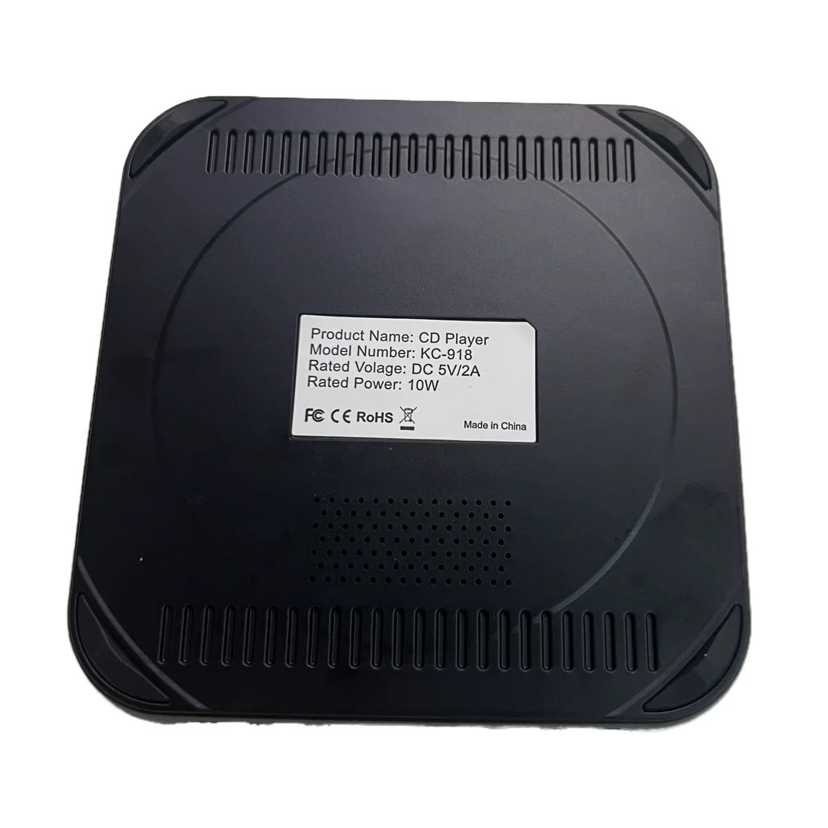 Woopker KC-918 CD Player Portable BT Music Player CD Rechargeable Battery Portable Bluetooth Speaker LCD - imagen 5